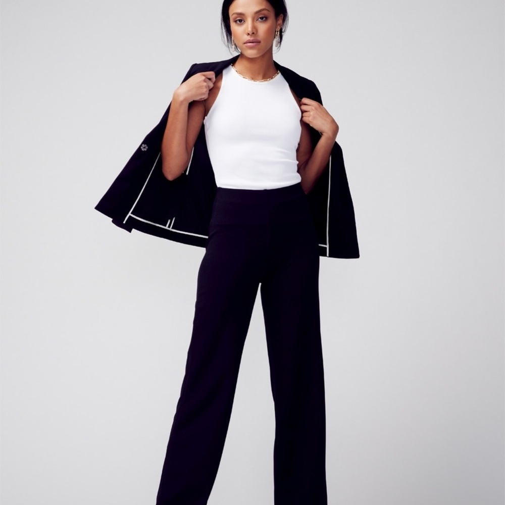 White House Black Market wide leg slip on pants.  Size 6, never worn.
